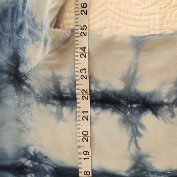 Rock & Republic Blue Tie-Dye Button-Up Shirt/ Size XL - Picture 5 of 9